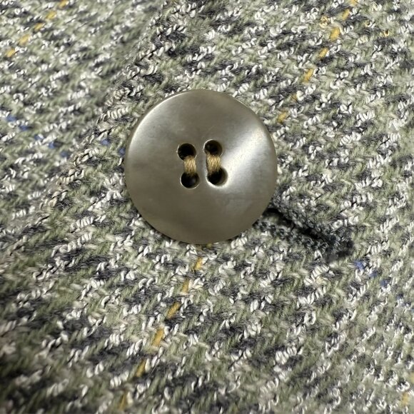 Moores Wool Viscose Blazer Hoyle England Sport Coat Tweed Beige 44R - Picture 4 of 9